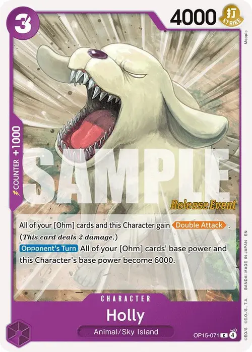 Holly card art