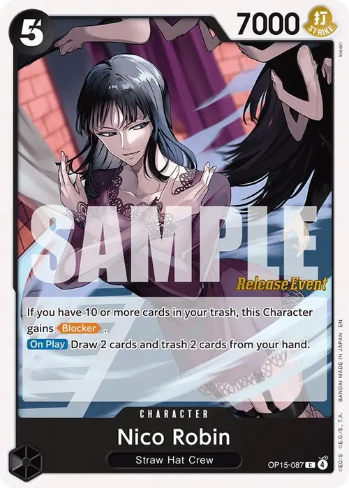 Nico Robin (OP15-087) card art