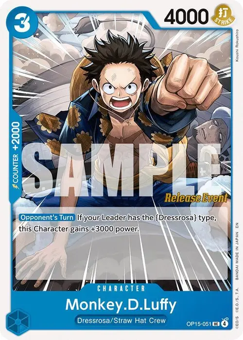 Monkey.D.Luffy (OP15-051) card art