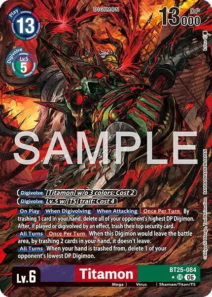 Titamon (Alternate Art) card art