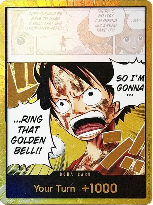 DON!! Card (Luffy) (Gold) card art
