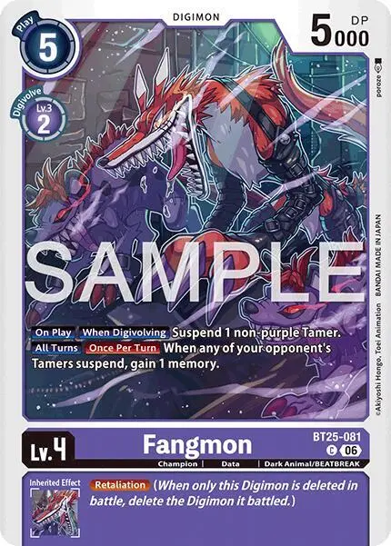 Fangmon card art