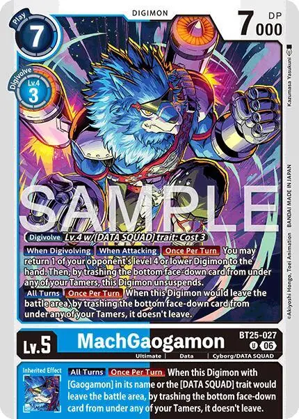 MachGaogamon card art