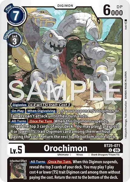 Orochimon card art
