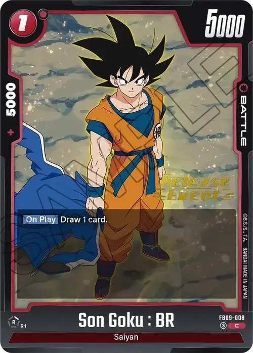 Son Goku : BR - FB09-008 card art