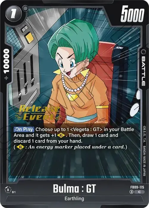 Bulma : GT card art
