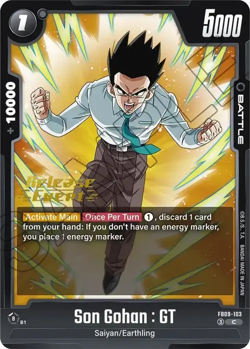 Son Gohan : GT - FB09-103 card art