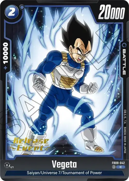 Vegeta - FB09-042 card art