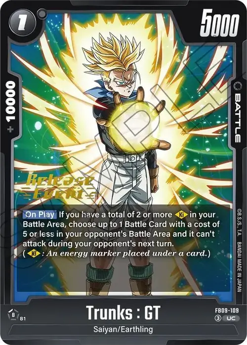 Trunks : GT - FB09-109 card art