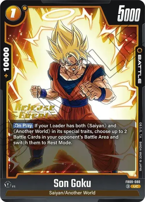 Son Goku - FB09-080 card art