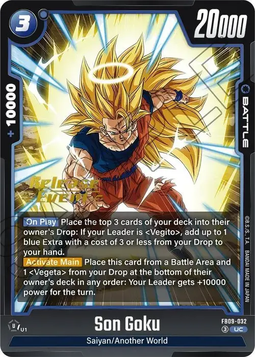 Son Goku - FB09-032 card art