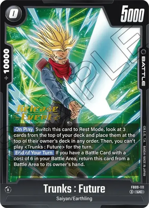 Trunks : Future card art