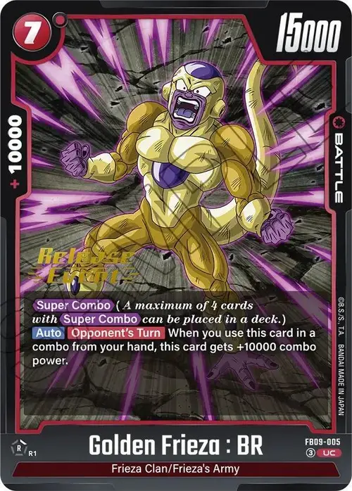 Golden Frieza : BR card art