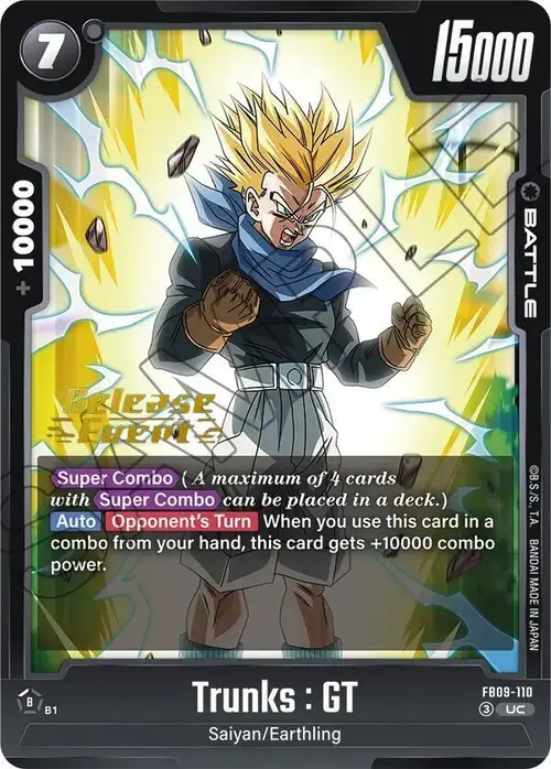 Trunks : GT - FB09-110 card art