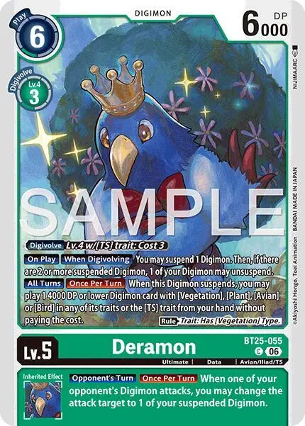 Deramon card art