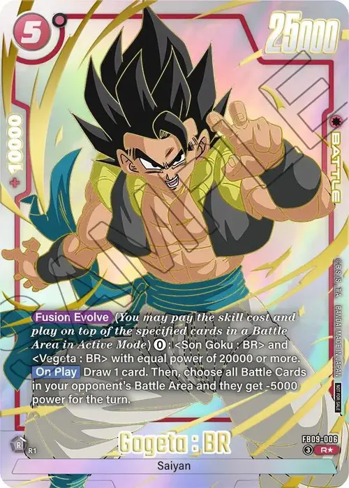 Gogeta : BR - FB09-006 (Limited Pack 26-27 WAVE1) card art