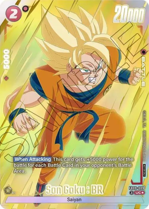 Son Goku : BR - FB09-009 (Limited Pack 26-27 WAVE1) card art