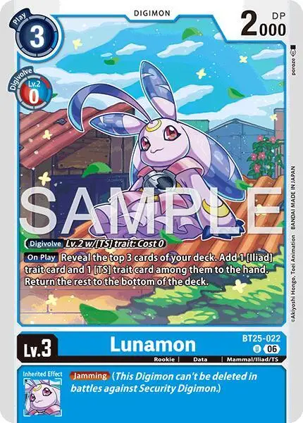 Lunamon card art