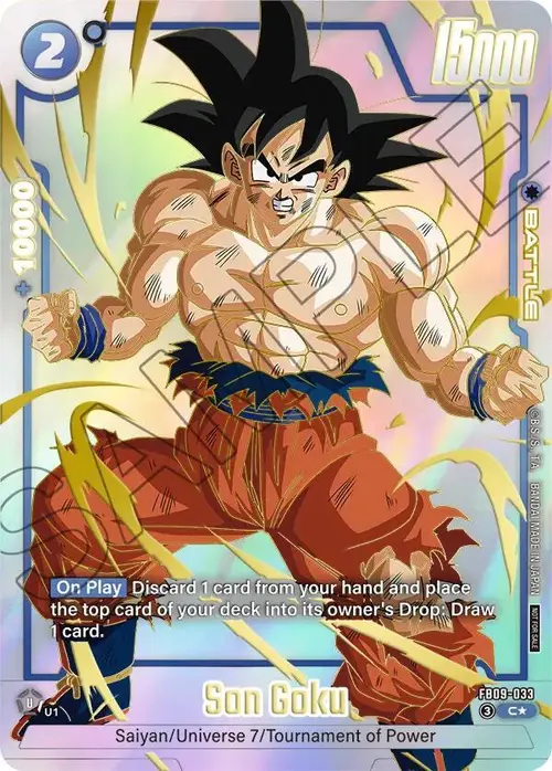 Son Goku - FB09-033 (Limited Pack 26-27 WAVE1) card art