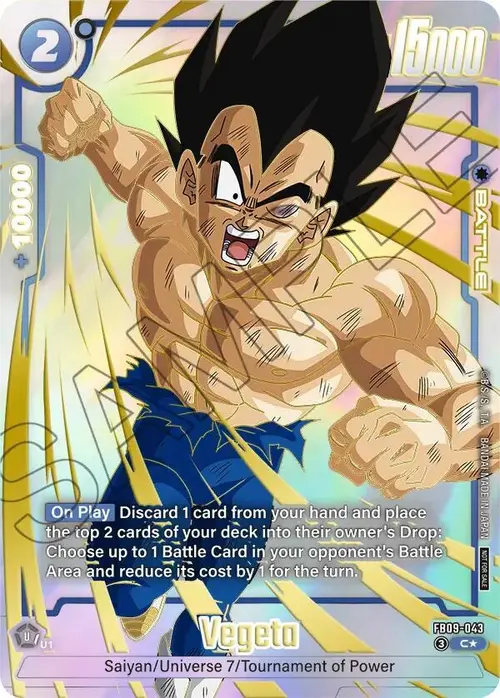 Vegeta - FB09-043 card art