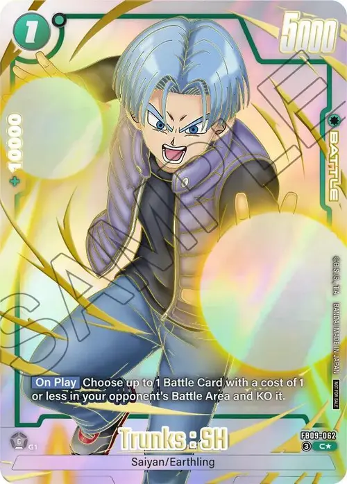 Trunks : SH (Limited Pack 26-27 WAVE1) card art