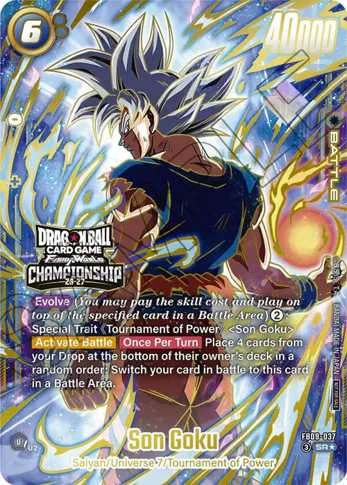 Son Goku - FB09-037 (Championship 26-27) card art