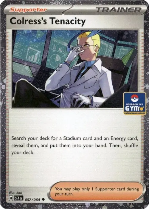 Colress's Tenacity (Gym Stamp Asia Exclusive) card art