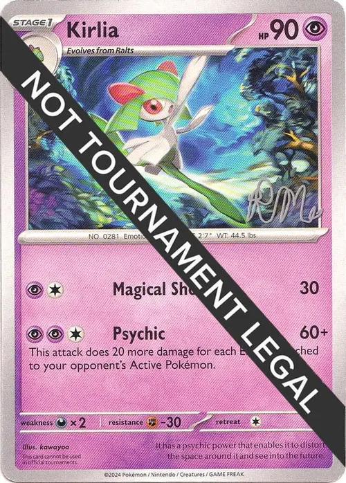 Kirlia - 2025 (Riley McKay) card art