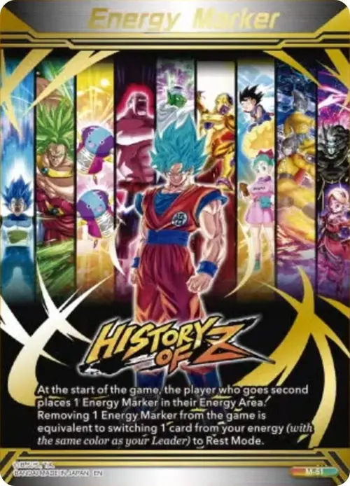 Energy Marker - History of Z (M-51) (Gold-Stamped) card art