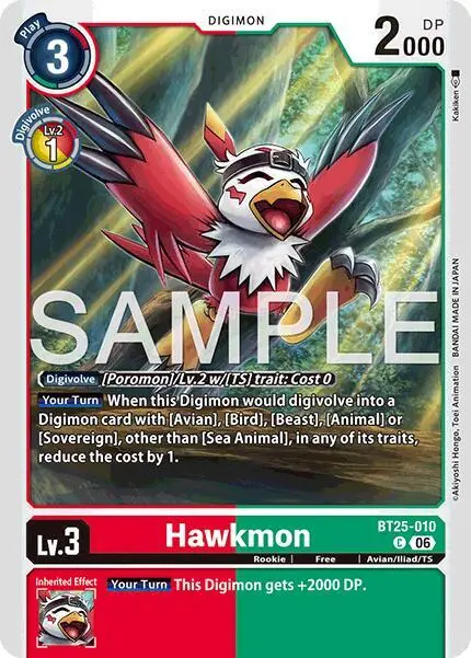 Hawkmon card art