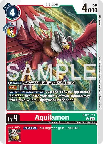 Aquilamon card art