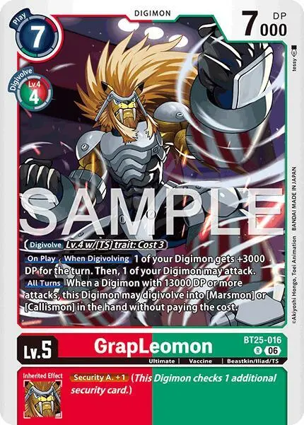 GrapLeomon card art