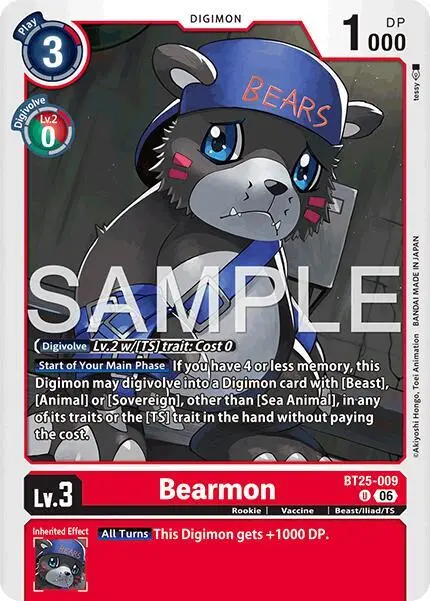 Bearmon - BT25-009 card art
