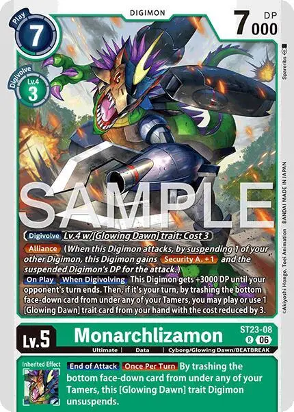 Monarchlizamon card art