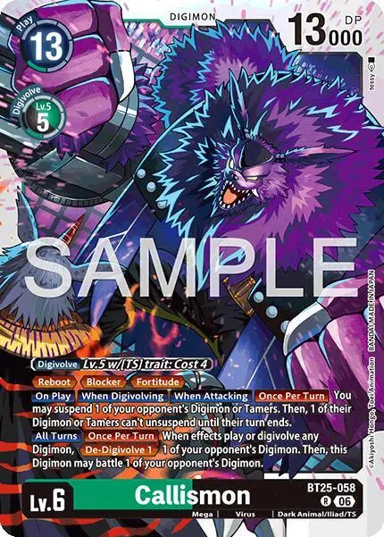 Callismon card art