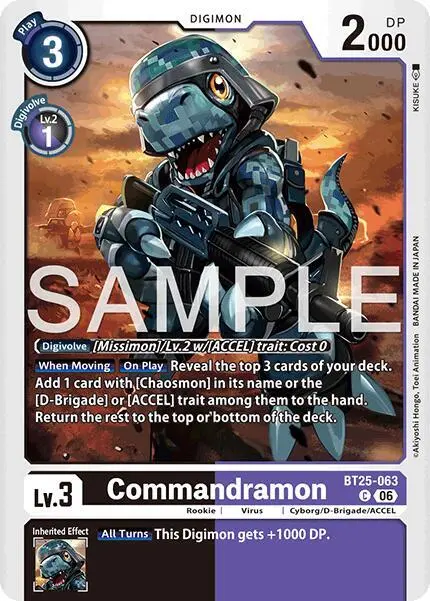 Commandramon card art