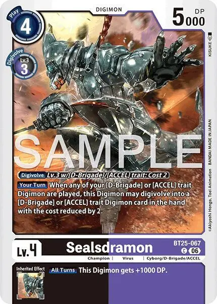 Sealsdramon card art