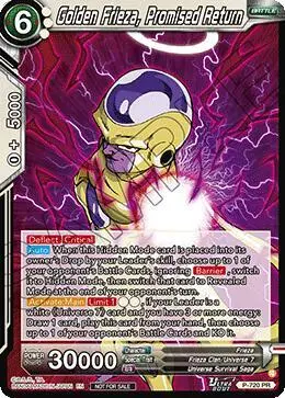 Golden Frieza, Promised Return (Deluxe Pack 2026 Vol.1) card art