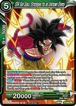 SS4 Son Goku, Strategies for an Unknown Enemy (Deluxe Pack 2026 Vol.1) card art