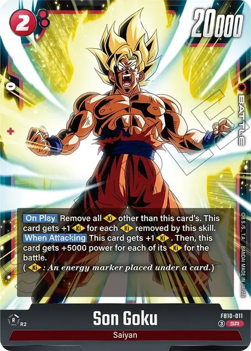 Son Goku - FB10-011 card art