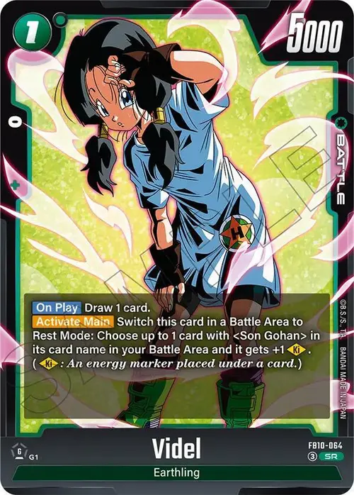 Videl card art