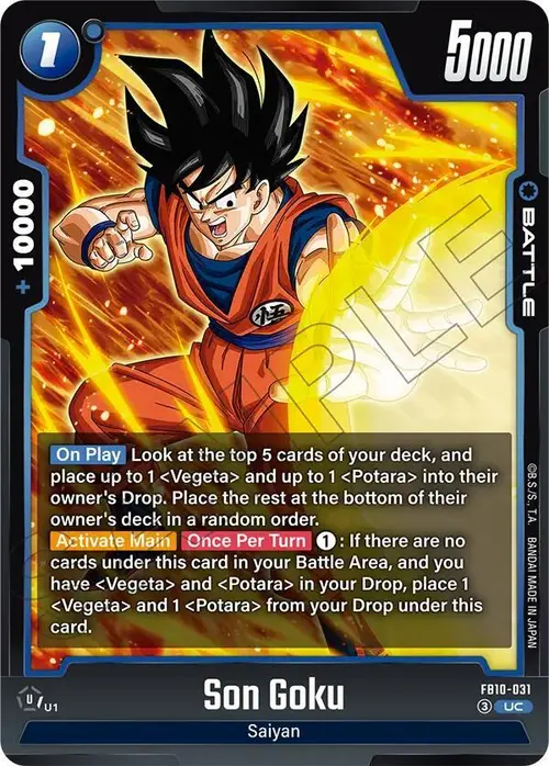 Son Goku - FB10-031 card art