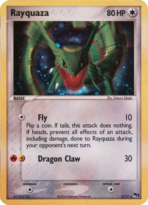 Rayquaza - 003/017 (2006) card art