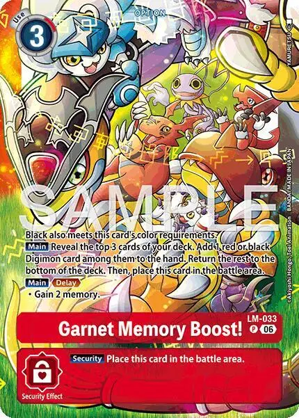 Garnet Memory Boost! (Alternate Art) card art