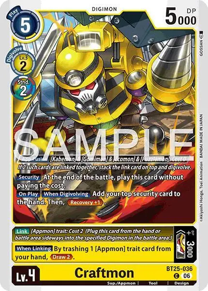 Craftmon card art