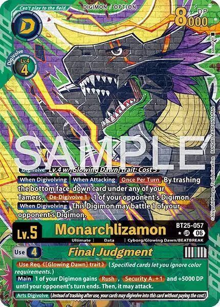 Monarchlizamon // Final Judgement (Alternate Art) card art
