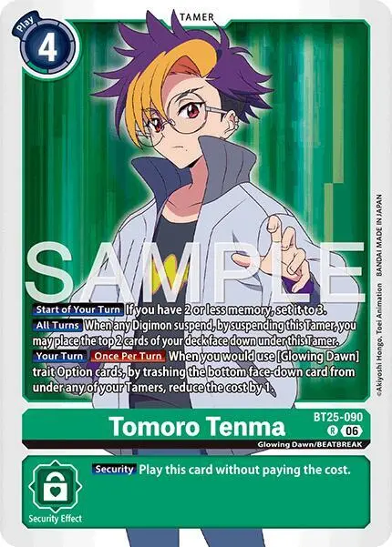 Tomoro Tenma card art