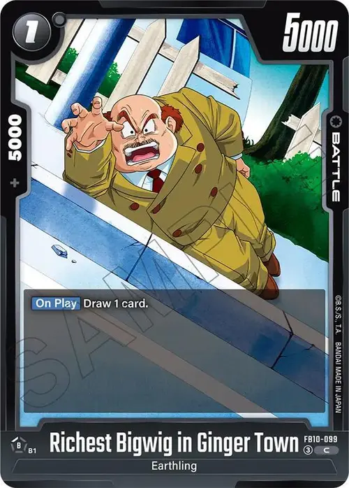 Richest Bigwig in Ginger Town card art
