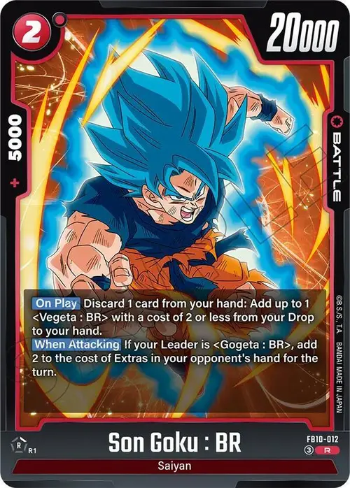Son Goku : BR card art