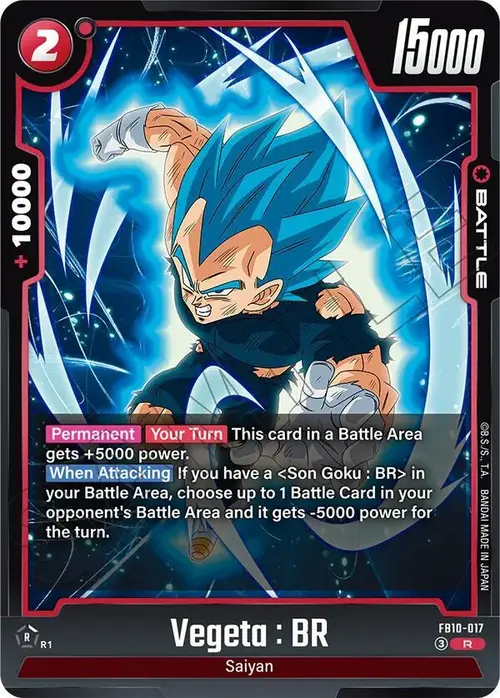 Vegeta : BR card art